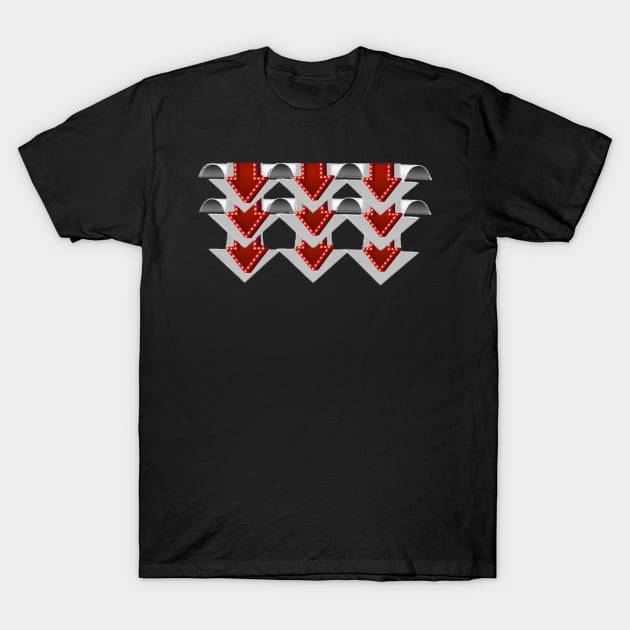 arrows art designs. T-Shirt by Dilhani